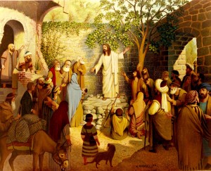 JESUS TEACHING THE PEOPLE