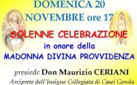 20 nov alle ore 17_Celebrazione Madonna della Divina Provvidenza, Patrona della Congregazione_ scarica e diffondi la LOCANDINA