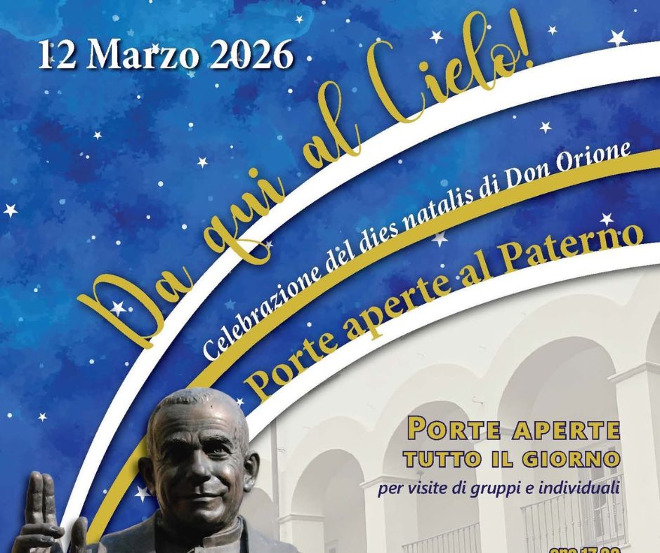 12 marzo 2026: al Paterno anniversario morte di don Orione.