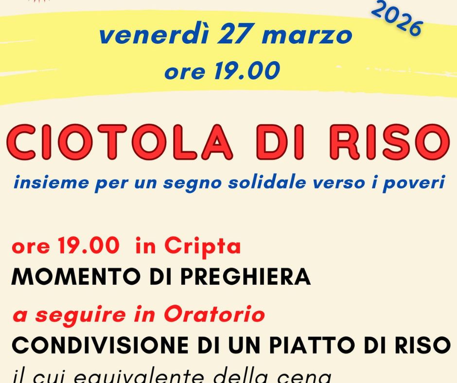 Ciotola di Riso: Un Segno di Solidarietà