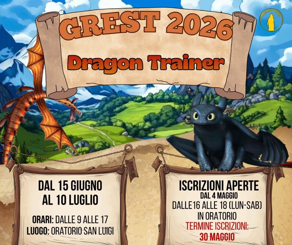 Iscrizioni al Grest 2026 all’Oratorio San Luigi