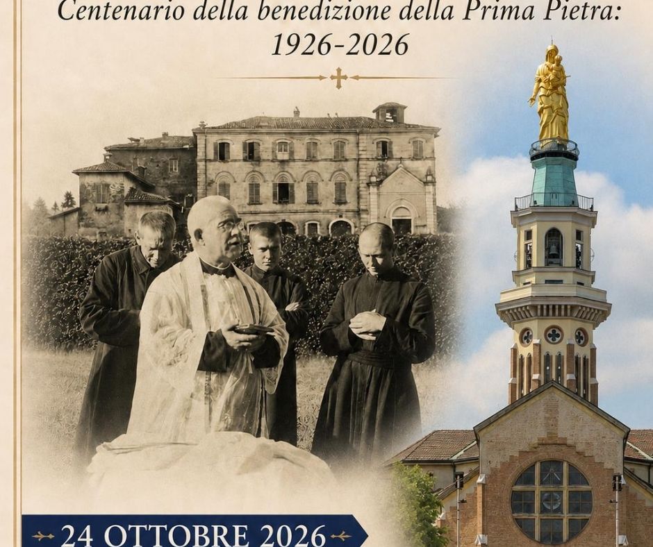 24 ottobre:  Il Santuario di Tortona celebra i suoi 100 anni