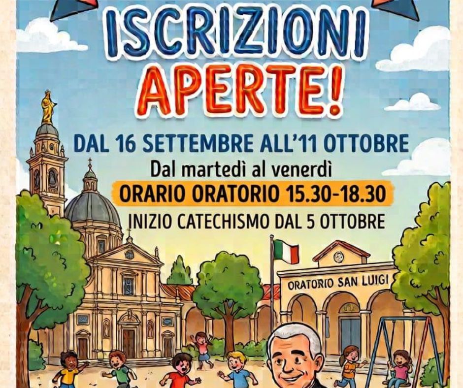 Apertura iscrizioni catechismo 2026/2027